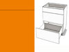 Unterschränke 3-Schubladen TANDEMBOX TIP-ON Vollauszug Softclose bis 90cm
