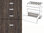 Unterschränke 4-Schubladen METALBOX Softclose 100cm breit eingelassener Griff EURODEKOR®